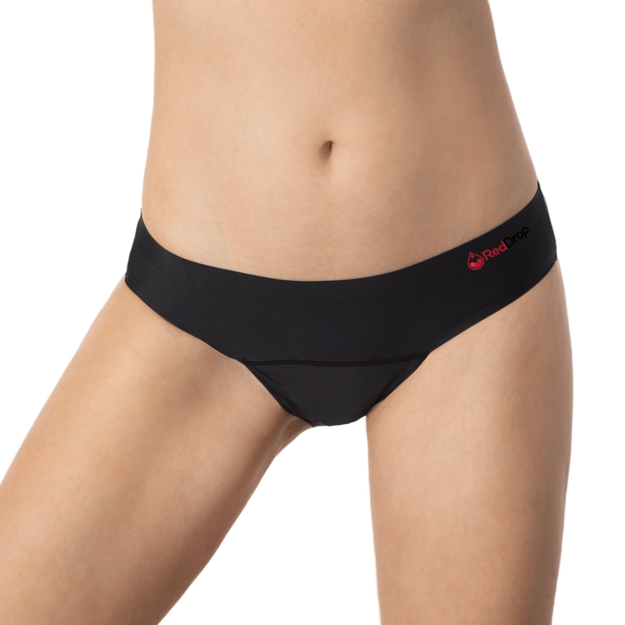 Black period underwear fit image