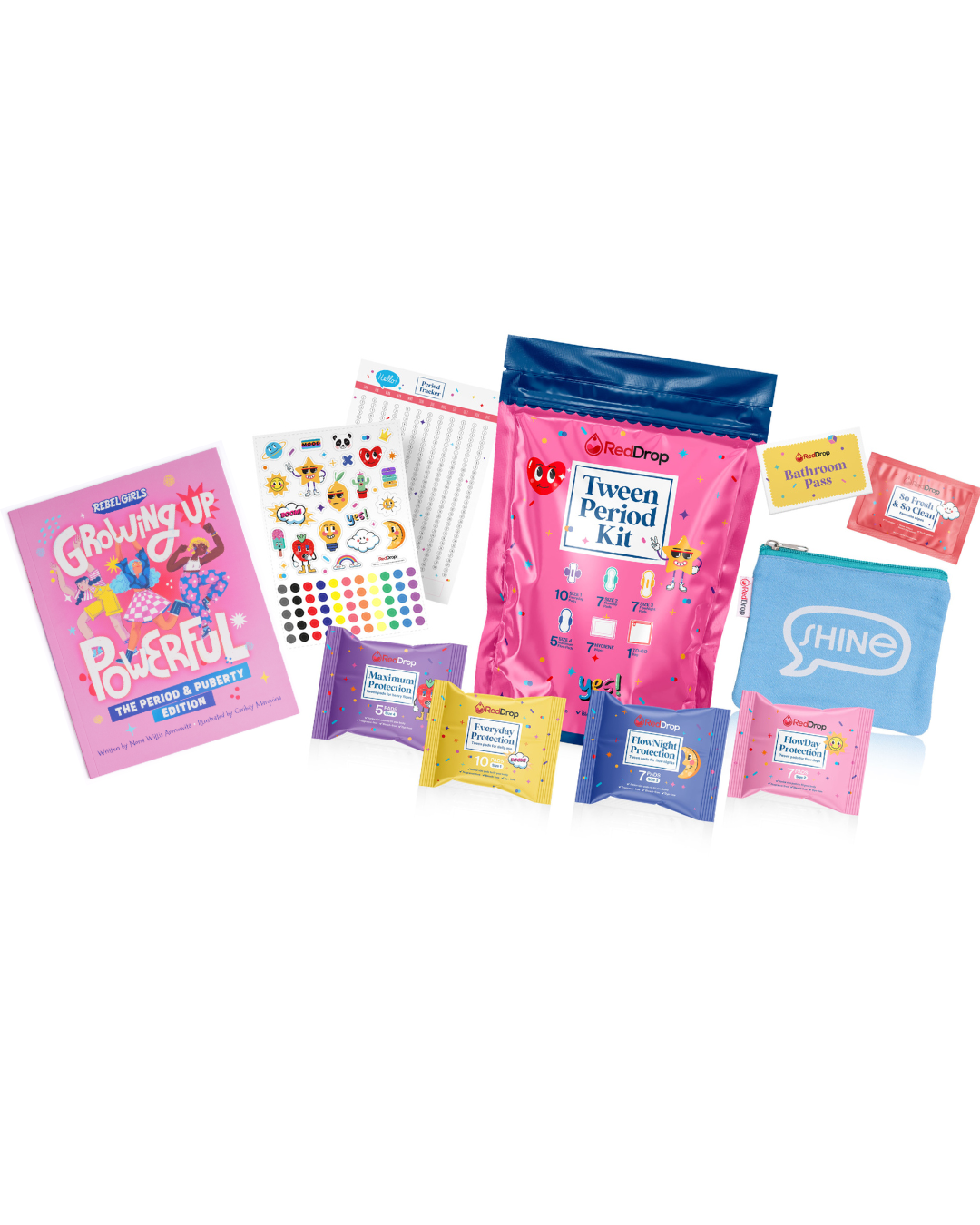 Mother's Day Bundle: Tween Period Kit + Growing Up Powerful Book