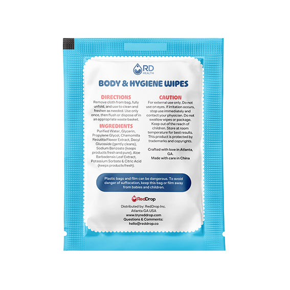 Fresh Scented Body Wipes (5 Pack)